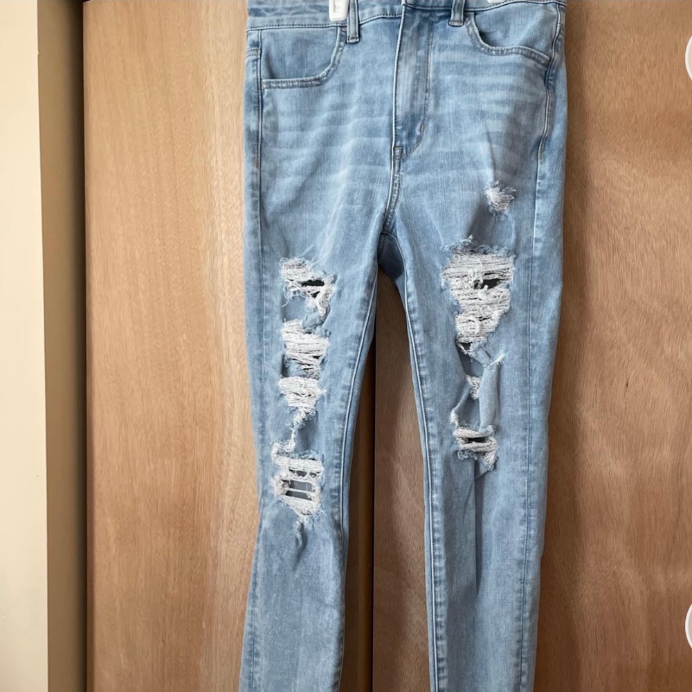 American eagle ripped jeggings
